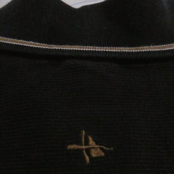 ANTIGUA | large | 100% Cotton | Black and Gold Peller Estates Polo - Golf Shirt - Picture 12 of 16